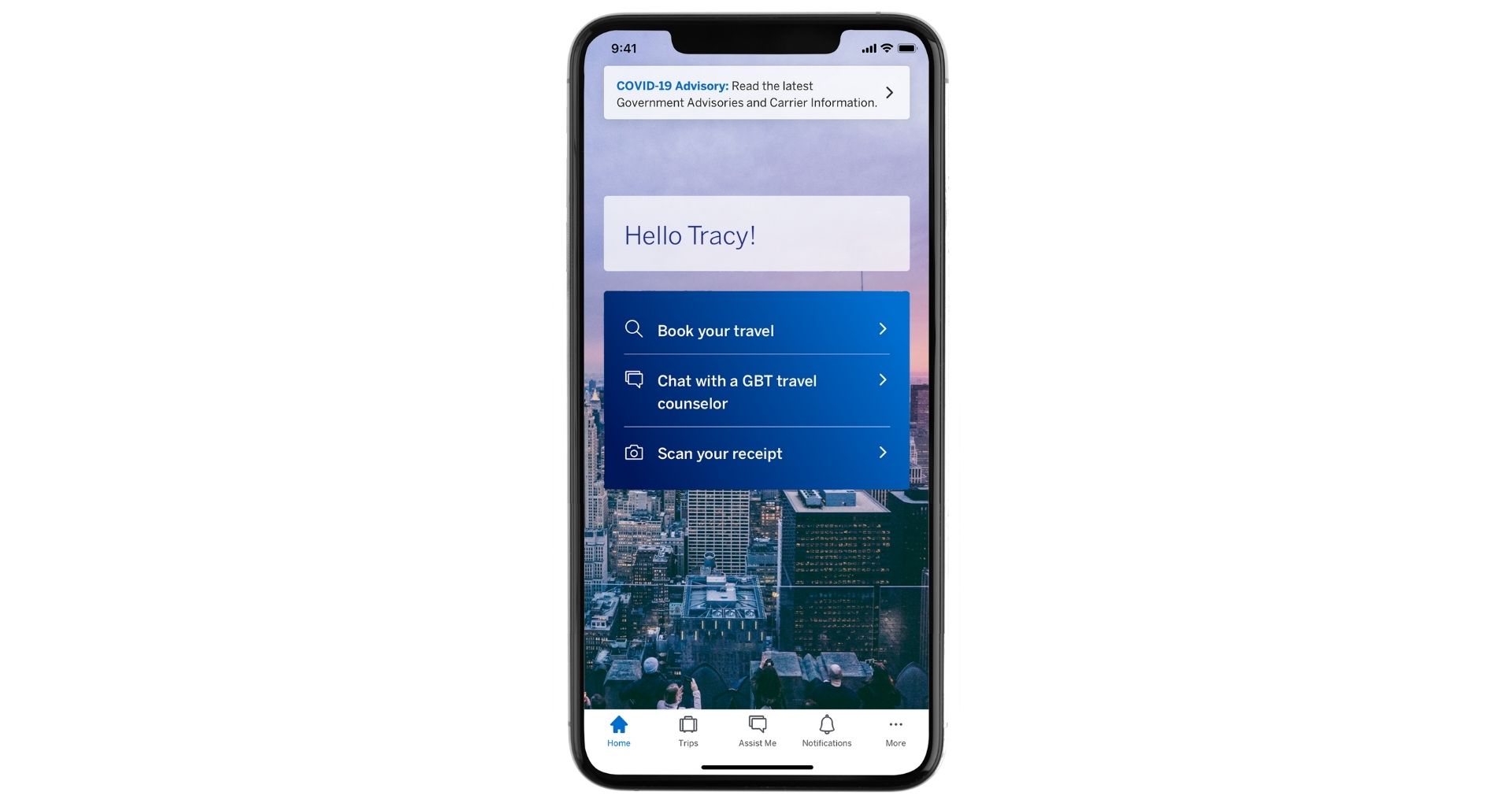 american express global business travel mobile app