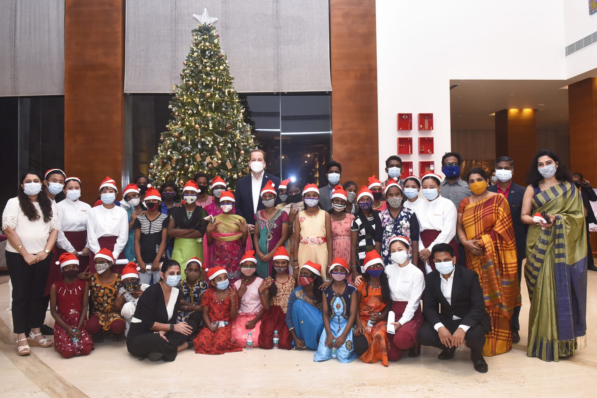 Christmas Tree Lighting ceremony at Park Hyatt Chennai Hotelier India