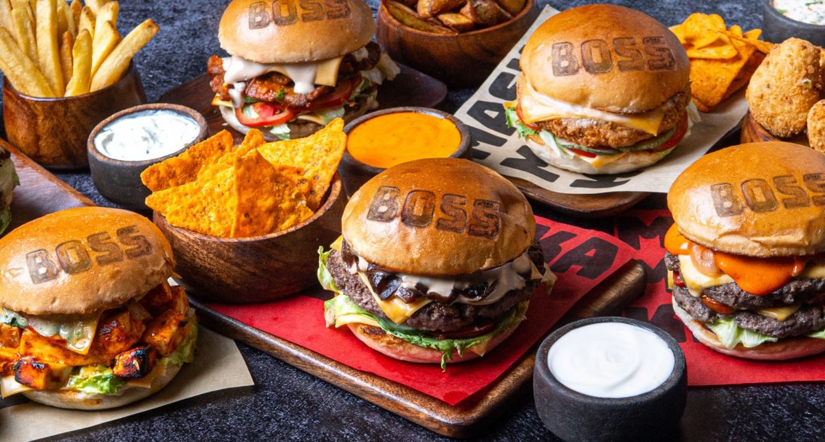 Burger shop boss menu