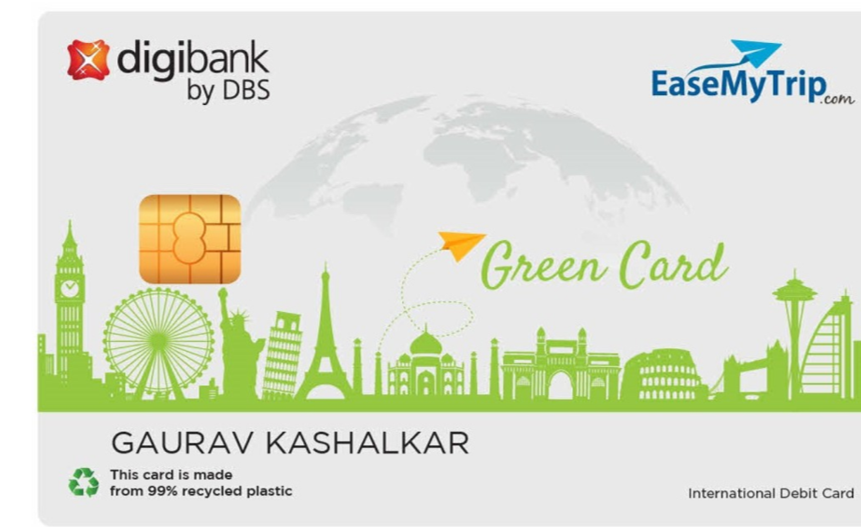 DBS Bank India, EaseMyTrip launch environmentfriendly green debit card Hotelier India