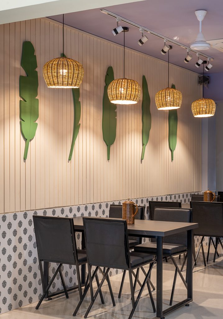 A quirky restaurant design focusing on heavenly ambience