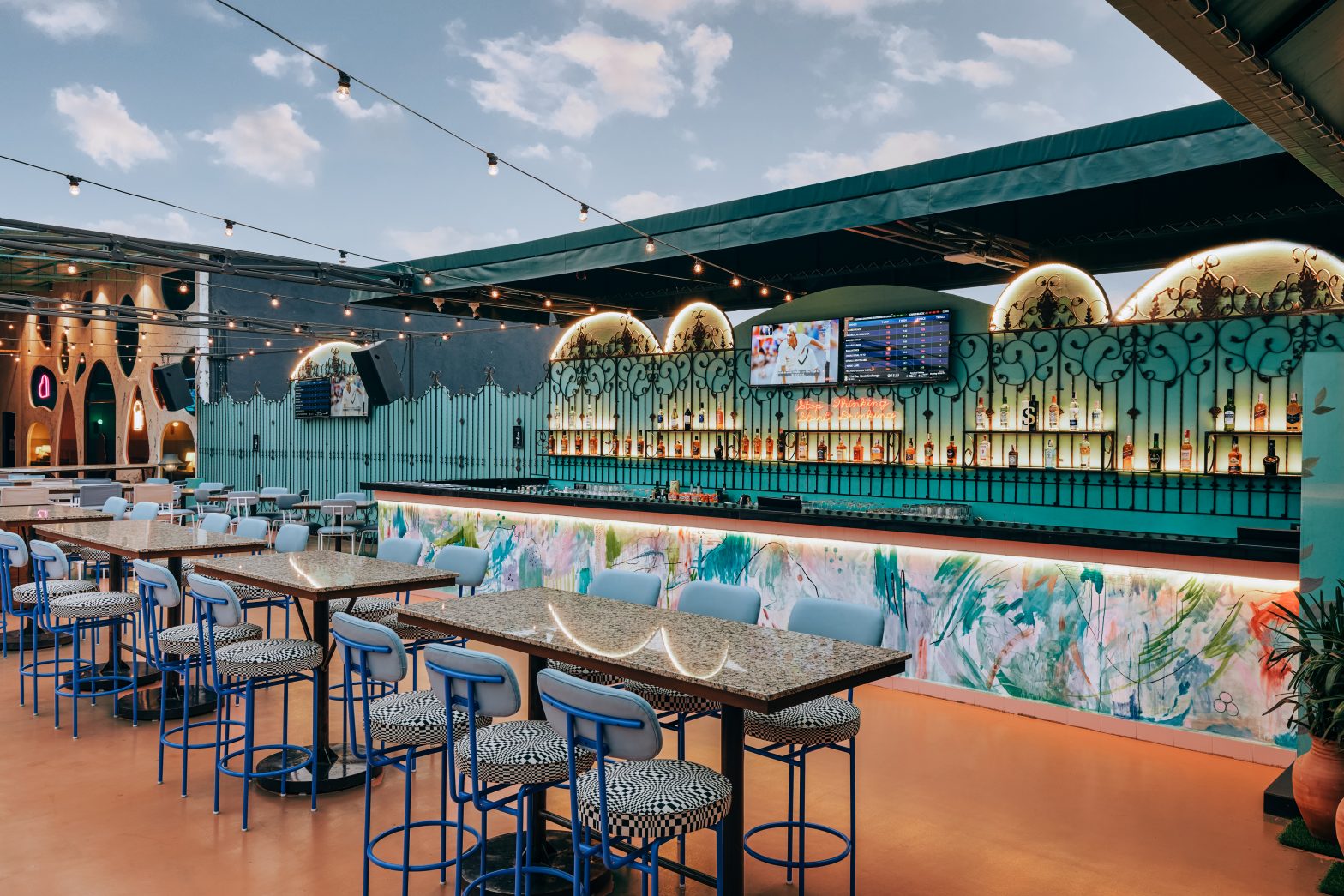 Bar Stock Exchange, Mumbai A design combination of playfulness, hues