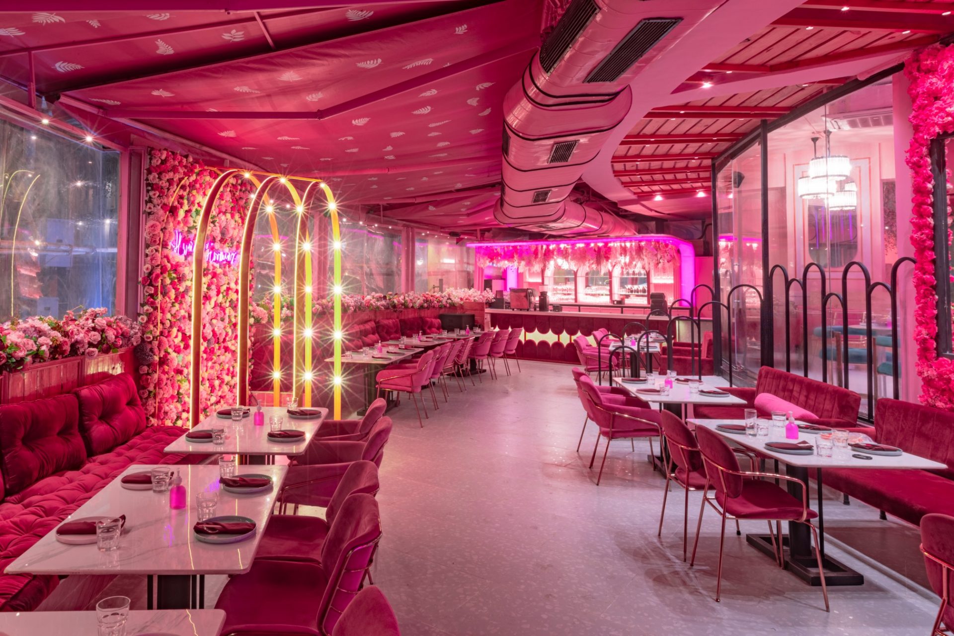 Asian dining space in Mumbai Pink Wasabi completes one year in the