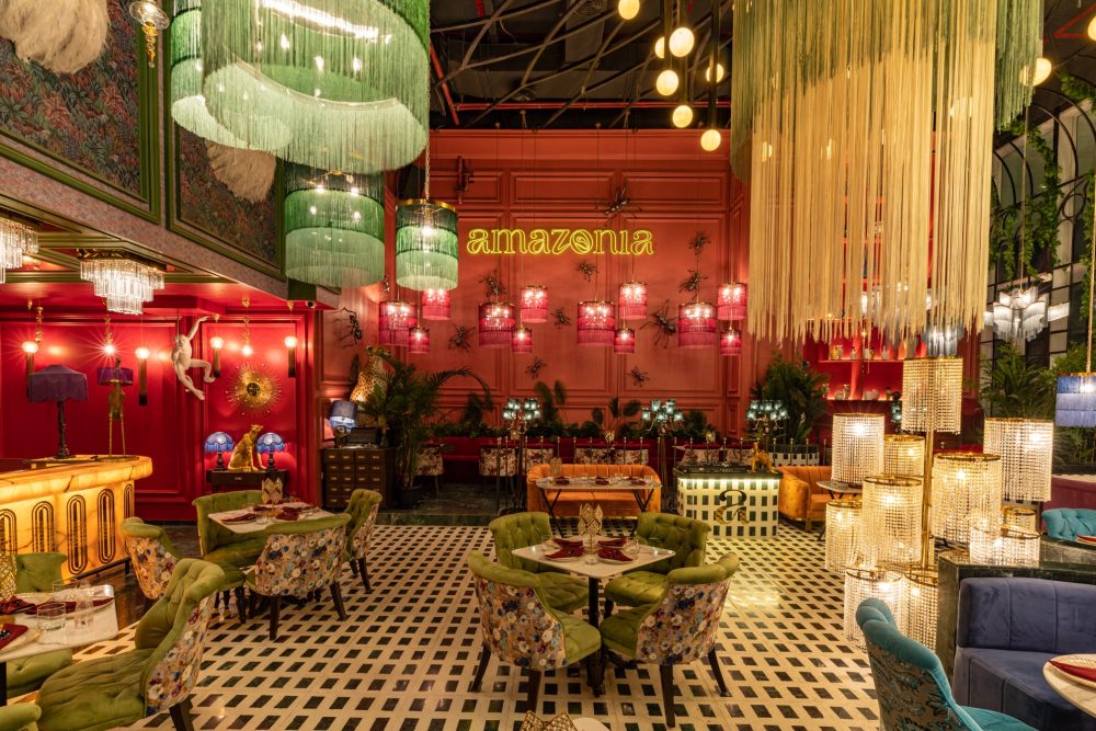 Inspired by Amazon rainforest ‘Amazonia’ the luxury dining