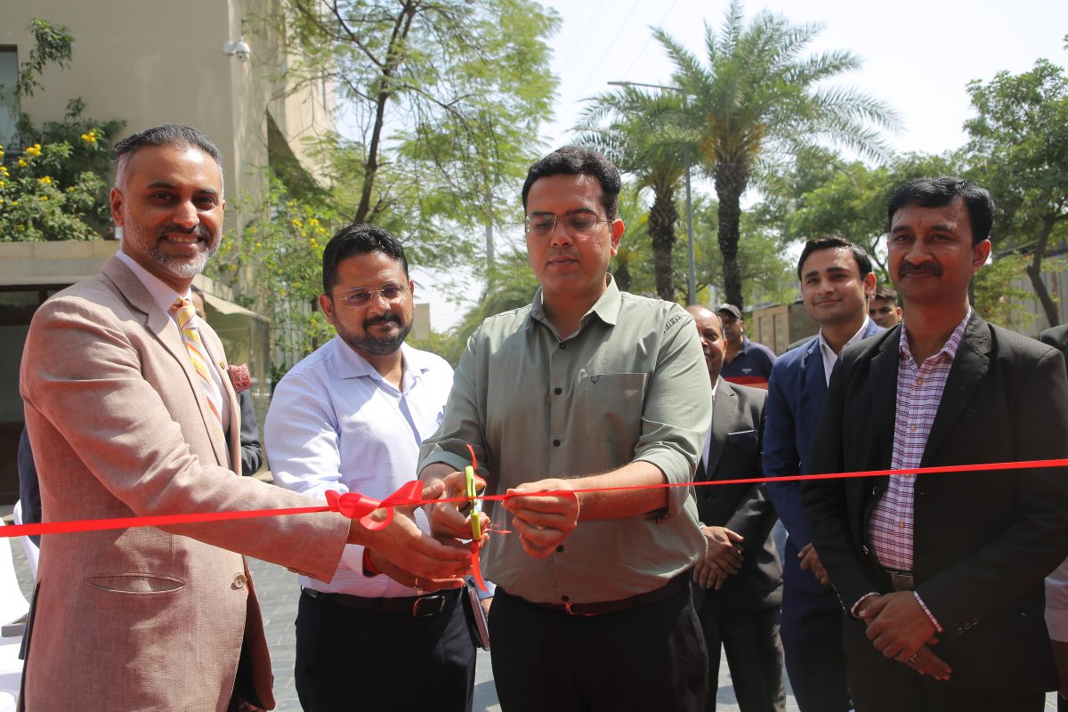EV charging station installed at Courtyard By Marriott Agra Hotelier