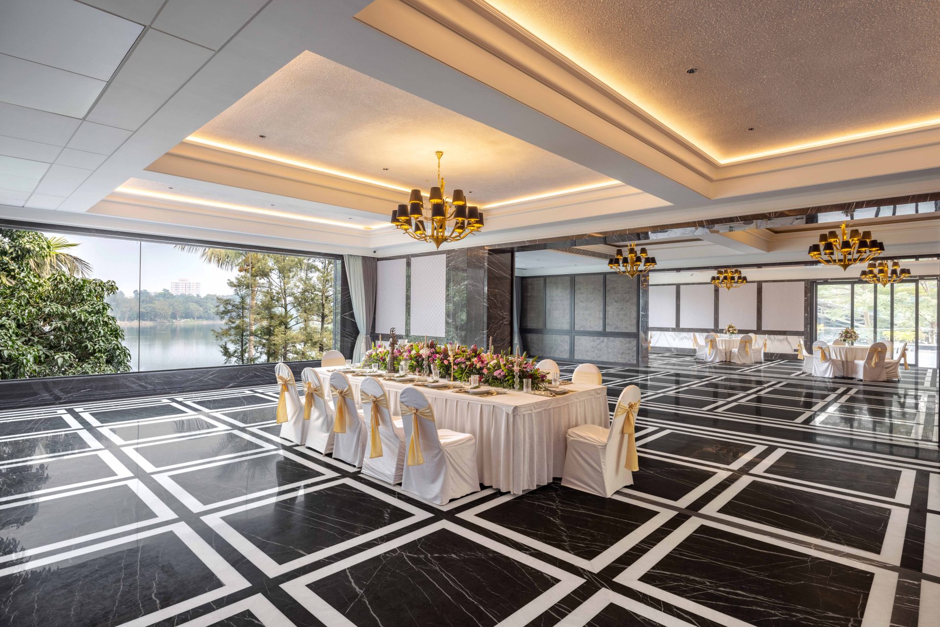 A Square Designs unveils banquet area for ‘Bengal Rowing Club’, Kolkata 