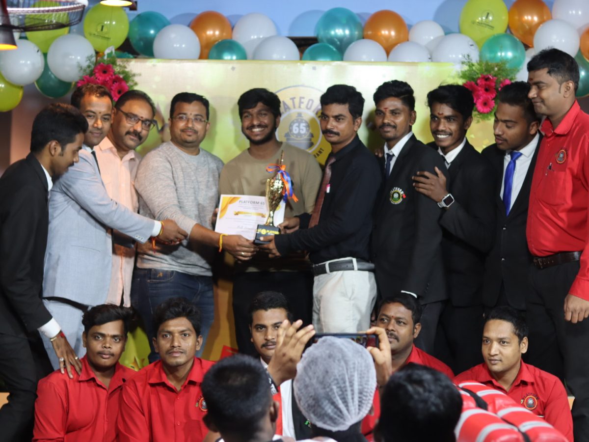 Platform 65, India's largest toytrainthemed restaurant, marks one year of success at Warangal