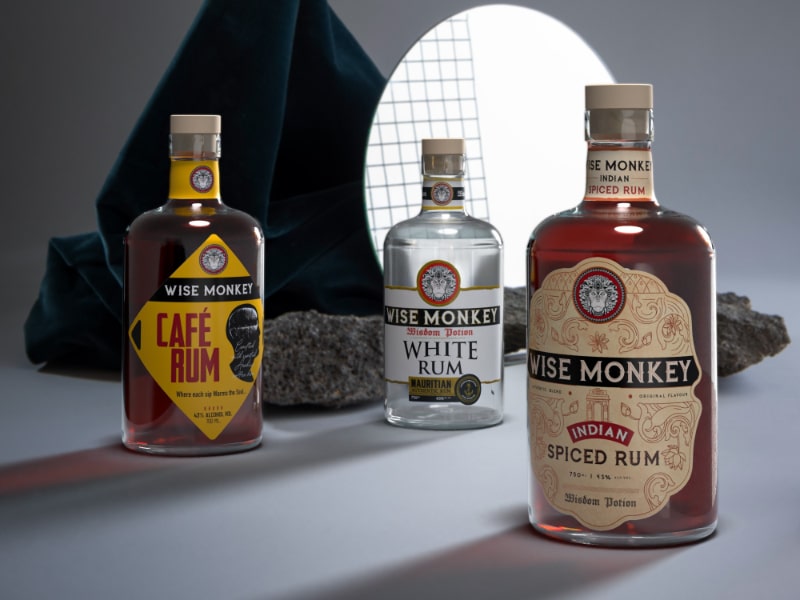 Wise Monkey Rums debuts at Hyderabad Duty Free Hotelier India