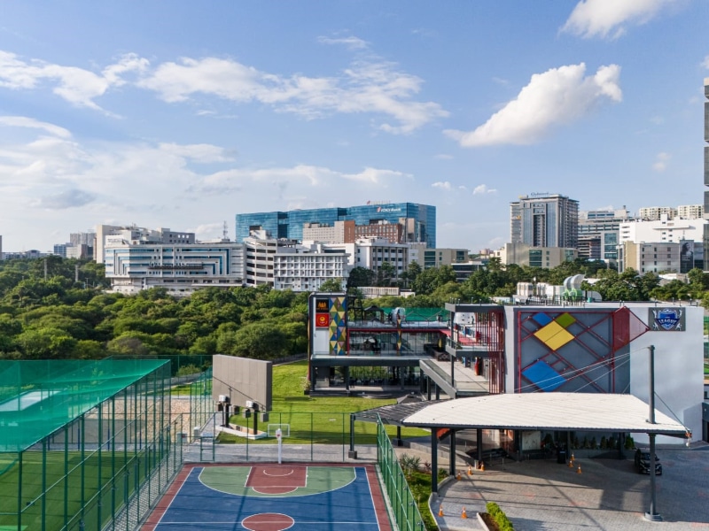 Sports and recreation come together at this venue in Hyderabad