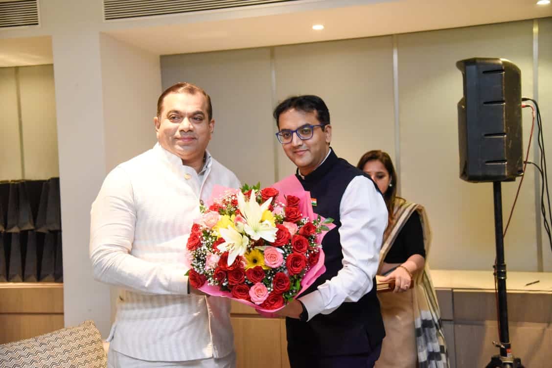 Goa Tourism Minister Rohan Khaunte and Varun Jain, COO, OYO