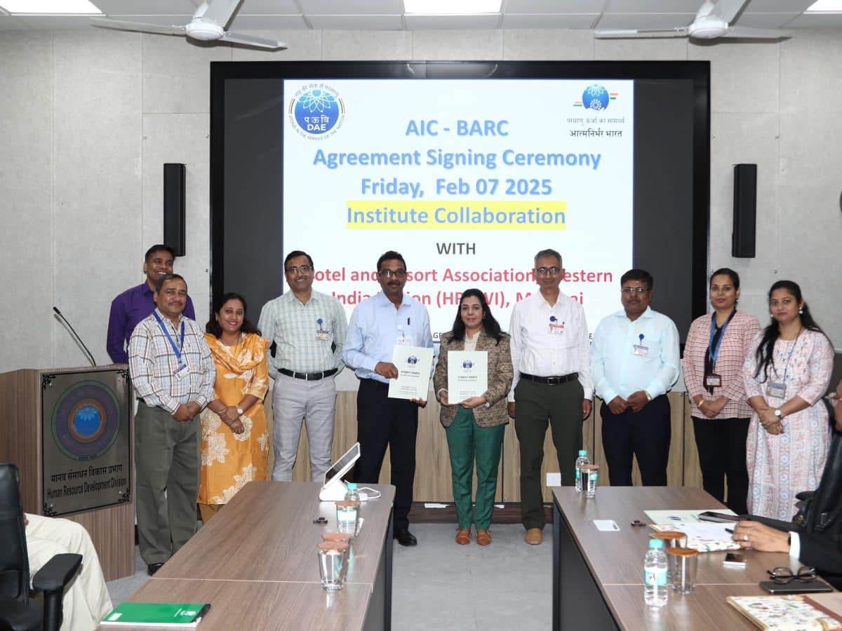 HRAWI signs a MoU with AIC-BARC, to focus on reducing the environmental impact of waste by promoting BARC-developed technologies