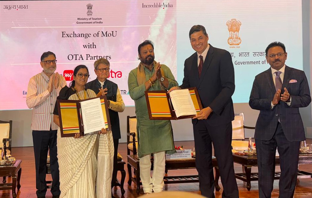 (L to R) Seema Jain, Gyan Bhushan, Suman Bery, Suresh Gopi, Romil Pant and Suman Billa