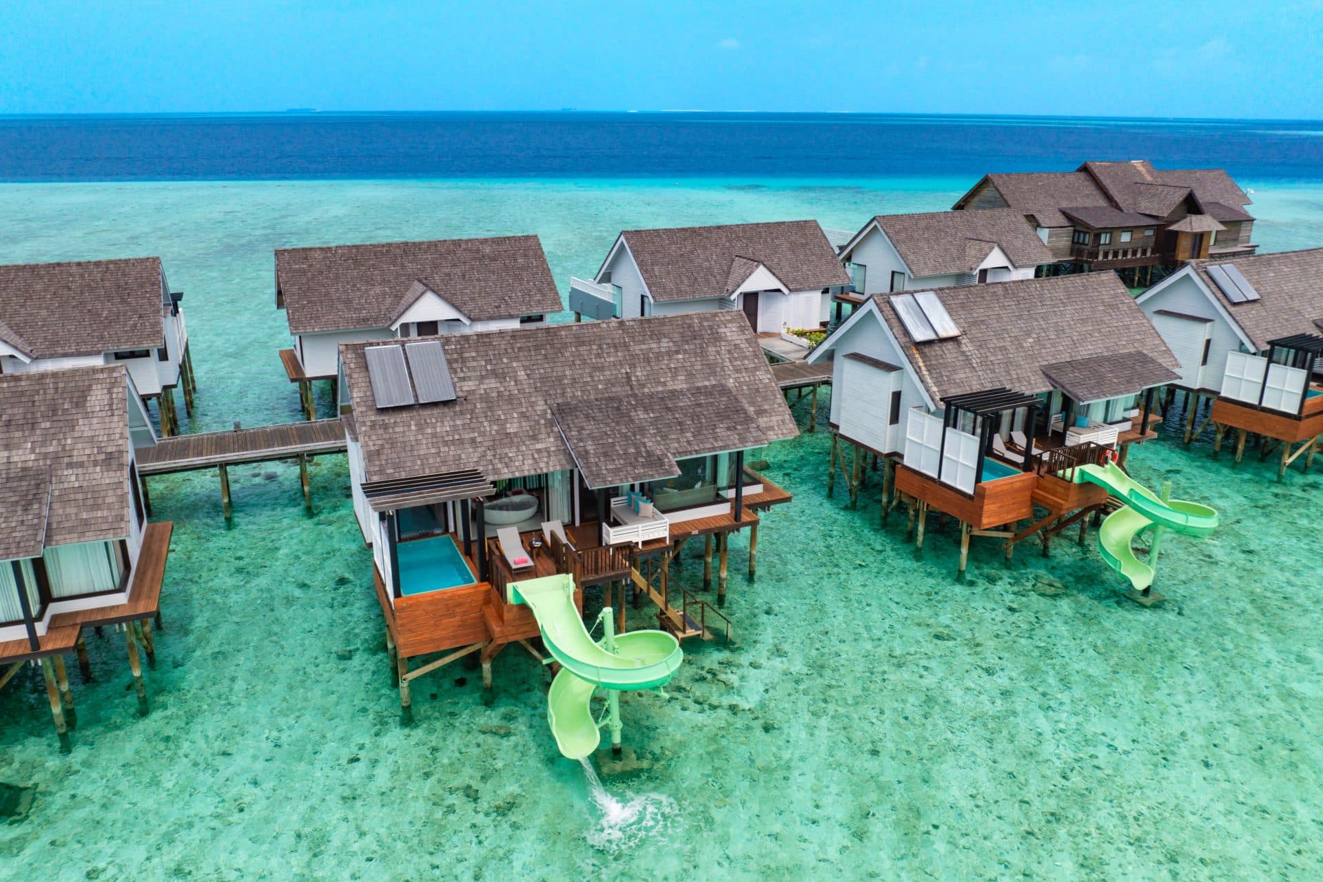 Ozen Life Maadhoo - Wind Villa Jacuzzi & Slide - Aerial