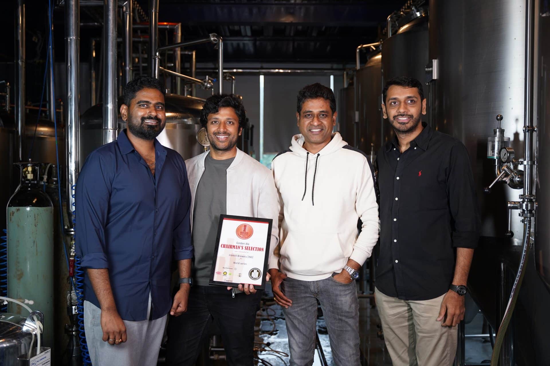 From left: Harsha Vadlamudi, Vidhatha Annamaneni, Teja Chekuri, and Subba Raju Penmatsa, Managing Partner, Ironhill India