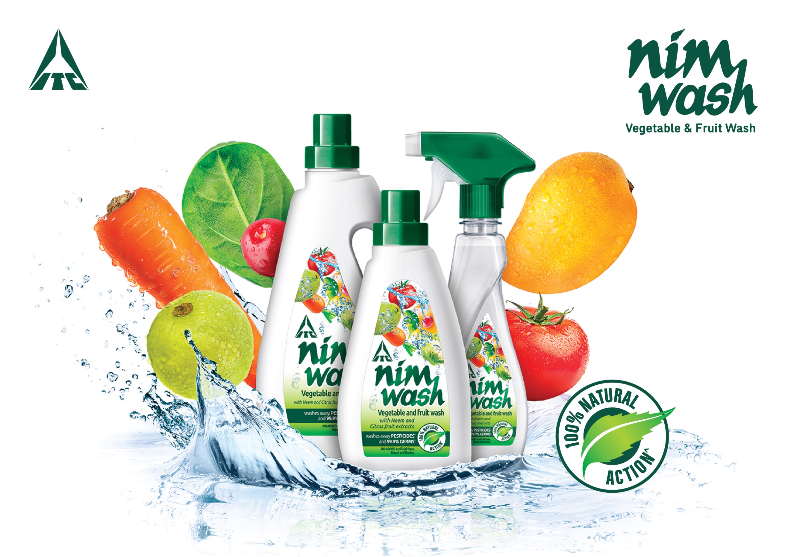 ITC introduces NimWash a new sanitisation solution to clean fruits