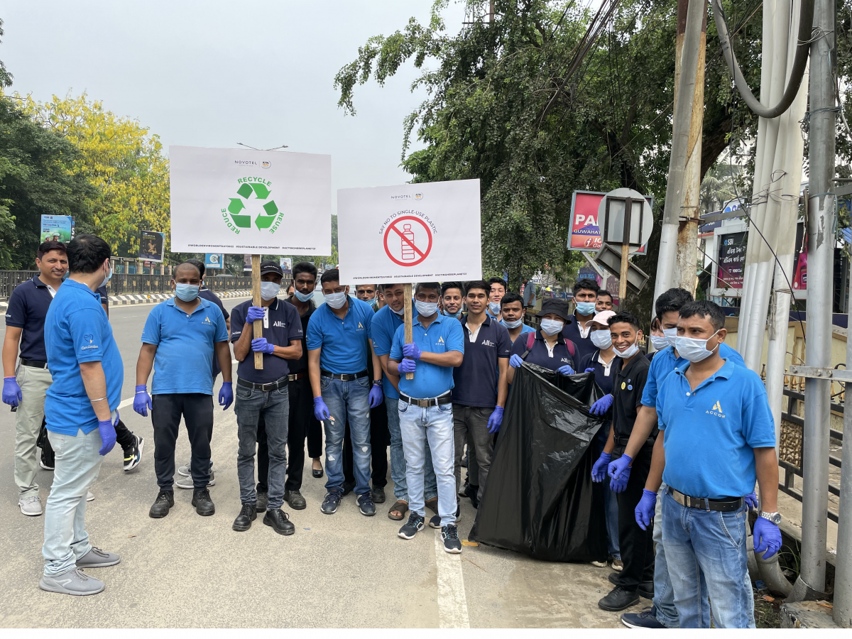 EV Charging station and sustainable initiatives at Novotel Guwahati GS