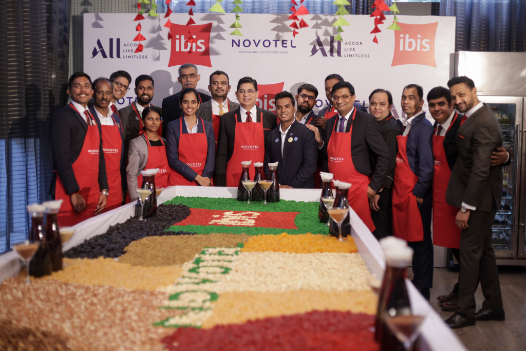Novotel and ibis Bengaluru Outer Ring Road hosts the traditional cake